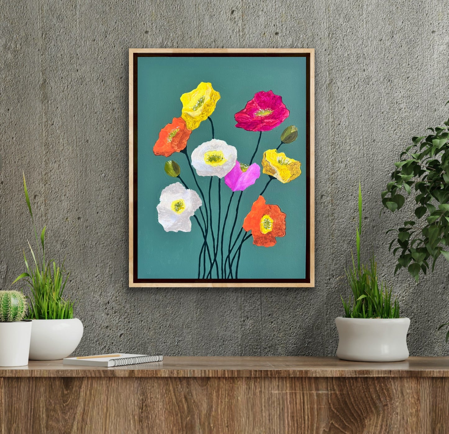 Sage Poppies