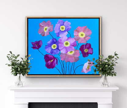 Poppies in the Blue