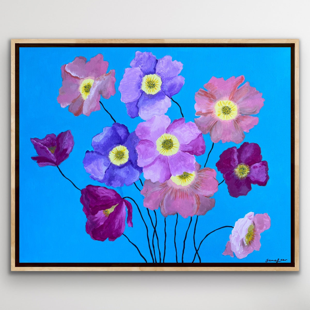 Poppies in the Blue