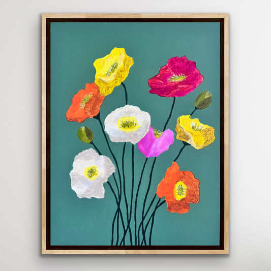 Sage Poppies